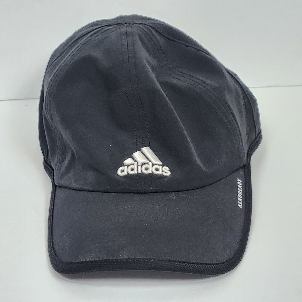 ADIDAS Aeroready Strapback Hat Cap Unisex Black Lightweight Golf Tennis Outdoor
